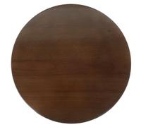 STAHAD Housse de Tabouret Rond en Bois Massif Diamètre 29,5 Cm Finition Noyer Assise Remplaçable pour Tabouret de Cantine Chaise de Bar Accessoire Solide pour Usage Intérieur Banquet