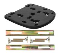 STAHAD Kit de Fixation pour Valise de Moto Plaque de Porte-Bagages Arrière en Métal Renforcé avec Visserie Complète Support Stable et Solide pour Top Case Moto Accessoires