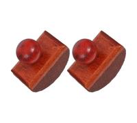 STAHAD Lot de 2 Buvards à Encre en Bois à Bascule, Absorbeur D’encre pour Bureau et Calligraphie, Outil de Séchage Rapide pour Stylo-plume, Tampons Encreurs Pratiques pour Espace