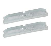 STAHAD Lot de 2 Connecteurs de Tringle à Rideaux 20mm en Métal Renforcé, Accessoires pour Tringles de Fenêtre, Joints Robustes pour Décoration Intérieure, Compatibles Kit de