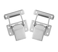 STAHAD Lot de 2 Ferrures en Acier Inoxydable pour Boîtes à Outils et Glacières, Fermeture Fiable, Légères et Faciles à Monter, Pièces Pratiques pour Projets Manuels