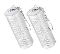 STAHAD Lot de 2 Passoires à Thé en Acier Inoxydable 304, Infuseurs à Épices à Mailles Fines, Grand Format, Filtre à Assaisonnement Pratique pour Infusion de Thé Vrac Maison et Bureau