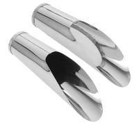 STAHAD Lot de 2 Pelles Portatives en Acier Inoxydable Petites Tailles, Pelle de Jardin Multifonction pour Ameublir la Terre et Repiquer, Outil Pratique pour Plantes D’intérieur et Jardin