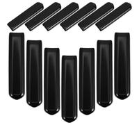 STAHAD Lot de 20 Protège-poignées pour Vanne à Bille en Pvc Souple Rouge, Manchon Plat Antidérapant 5 Cm, Couvercle de Poignée de Robinet à Levier pour Jardin et Arrosage,