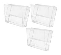 STAHAD Lot de 3 Boîtes à Cassettes Audio en Polystyrène Transparent Étuis de Rangement Portables pour Magnétophone Cassette Protection Solide pour Collection et Loisirs Créatifs