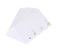 STAHAD Lot de 3 Recharges de Papier A7 Perforé 6 Trous pour Cahier à Feuilles Mobiles, Feuilles Mobiles A7 Lisses Compatibles Agenda 6 Anneaux, Recharge Papier pour Matériel Scolaire