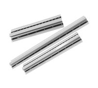 STAHAD Lot de 3 Règles Professionnelles en Aluminium avec Poignée Surélevée, Graduations en Cm et Pouces, Tailles 15 Cm, 20 Cm et 30 Cm, Outils de Mesure Portables pour Bureau, Dessin