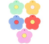 STAHAD Lot de 5 Protège-clés en Silicone Motifs Floraux, Couleurs Assorties, Cache-clé Léger et Compact pour Clés de Maison, Étuis Souples et Résistants Adaptés Usage Quotidien
