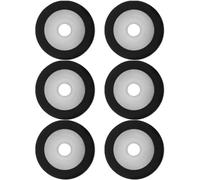 STAHAD Lot de 6 Galets Presseurs en Plastique pour Enregistreur Audio, Rouleaux de Pincement 12,8x6,3x8,3x2,5 Mm, Accessoires de Réparation pour Magnétophone Cassette et Lecteur Stéréo