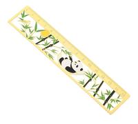 STAHAD Marque-page en Métal Vintage Règle Droite Creuse Dorée, Marque-page de Lecture Décoratif Créatif, Accessoire Bureau pour Étudiants et Présents Scolaires, Design Panda