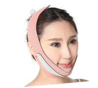 STAHAD Masque Fin Sangle Minceur Visage Taille Unique Lifting Double Menton Femmes Soin Nocturne Ajustable Rose