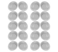 STAHAD Moules à Tartelettes Ronds en Aluminium Jetables 200 Pièces, Caissettes à Pâtisserie pour Cupcakes et Muffins, Ustensiles de Cuisson Adaptés aux Fêtes Cuisine Maison