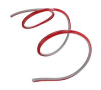 STAHAD Moulure D’angle Flexible en Pvc Gris 2 M, Cornière Autocollante Anti-éclaboussures pour Salle de Bain Cuisine, Moulure Quart de Rond Résistante et Étanche