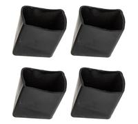 STAHAD Patins Antidérapants Caoutchouc 4 Pièces pour Échelle Protections Pieds d'Escabeau Accessoires pour Escaliers Domestiques Pliables Faciles à Remplacer Réduisent Vibrations et