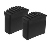 STAHAD Patins Antidérapants en Caoutchouc Lot de 2 pour Pieds d'Échelle, Protection Isolante, Dimensions 2,5 X 6,3 CM, Accessoires pour Échelles de Chantier, Usage Professionnel et