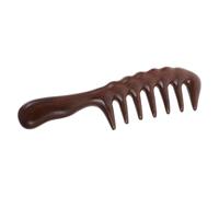 STAHAD Peigne De Massage Bois De Santal Naturel Pour Cheveux Doux Avec Cire Abeille Stimule Points Acupuncture