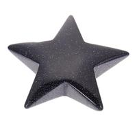 STAHAD Pierre Naturelle D’étoile Polie la Main Ornement Décoratif Pentagramme Bleu Sable Mini Pierre Reiki Décorative pour Maison et Bureau Accessoire Artisanal de Soins Alternatifs