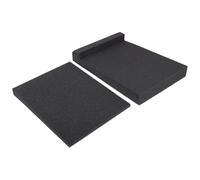 STAHAD Plateforme D'isolation Acoustique Noire pour Haut-parleur, Coussinets Insonorisants Audio Amortisseurs de Vibrations, Lot de 1 Set, pour Studio et Contrôle Phonique