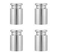 STAHAD Poids d'Étalonnage Acier 200 G M1 4 Pièces, Kit de Calibration pour Balance Électronique et Mesures Précises en Laboratoire