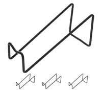 STAHAD Porte-Bouteilles en Fer Noir 4pcs pour Table, Support Élégant Multifonctionnel pour Bouteilles de Vin, Installation Facile, pour Salle à Manger