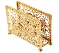 STAHAD Porte-serviettes en Métal Ajouré Cœur, Support pour Serviettes en Papier, Distributeur Décoratif Vintage pour Table, Organisateur pour Café, Restaurant et Salle à Manger,