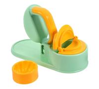 STAHAD Presse à Pâte Multifonction 2-en-1 pour Raviolis et Pâtes, Moule en Plastique Abs Vert, Outil Cuisine Pratique pour Sceller et Gagner du Temps