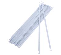 STAHAD Rail de Classement de Bureau en Métal Blanc 32,5 Cm 50pcs Accessoires pour Dossiers Suspendus Organise Efficacement pour Bureau et Maison