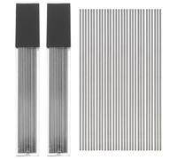 STAHAD Recharges de Mines pour Porte-mines 2b 0,7 Mm en Résine Noire, Résistantes la Casse et Écriture Fluide, pour Étudiants et Artistes