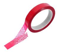 STAHAD Ruban Adhésif de Sécurité Rouge pour Scellage Inviolable 20 MM de Large X 50 M Long Marquage Anti-Falsification pour Emballage et Protection de Documents et Colis en Déménagement