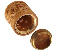 STAHAD Sachet Parfumé Suspendu en Bois Sculpté, Pendentif Bouteille Ouvrable, Diffuseur Décoratif Aromathérapie, Design Vintage, Résistant à l'usure, pour Voiture et Bureau