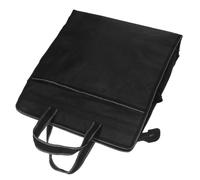 STAHAD Sacoche de Classement Portable en Tissu Oxford Noir avec Poignée Ergonomique et Fermeture Éclair Sécurisée, pour Bureau et Voyage Professionnel
