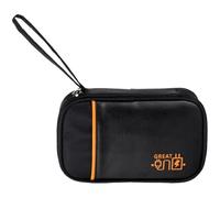 STAHAD Sacoche de Rangement Électronique Multifonctionnelle Noire, Pochette de Voyage Compacte en Polyester et Polyuréthane, Étui Rembourré Compartiments pour Câbles de Données