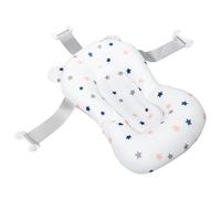 STAHAD Siège de Bain pour Bébé Appui-tête Antidérapant Coussin Flottant en Tissu Maille 3d Respirant Doux pour Bain en Évier du Nourrisson