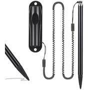 STAHAD Stylet pour Écran Résistif avec Cordon à Ressort, Embout Abs 7.0 Mm, Support Stabilisateur, Stylo Tactile pour Tablettes et Téléphones, Accessoire pour Écrans Résistifs, Stylet