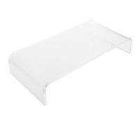 STAHAD Support de Clavier en Acrylique Transparent 40X20X8 CM Protection Anti-Chat Multifonction Housse de Clavier Anti-Poussière et Support de Rangement pour Bureau Ordinateur