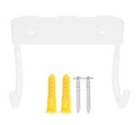 STAHAD Support Mural en Métal pour Planche à Repasser Crochet de Rangement Robuste Cintre Suspendu Blanc pour Maison Organisateur Pratique pour Repassage Facile et Gain de Place
