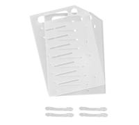 STAHAD Support pour Disque Dur 3,5 Pouces DIY Transparent 8 Couches Rack de Stockage Multicouche pour Disques Durs Kit de Montage pour Bureau et Serveur Accessoire pour Interne