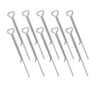 STAHAD Supports de Mèche en Acier au Carbone 10 Pièces, Dispositif de Centrage pour Fabriquer Ses Bougies, Adapté aux Créateurs de Bougies