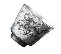 STAHAD Tasse à Thé Chinoise Délicate en Porcelaine avec Motif Dragon Vintage pour Bureau et Maison Tasse à Thé Kung Fu et Décorative pour Pause et Réunion Entre Amis
