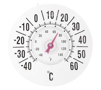 STAHAD Thermomètre de Fenêtre avec Ventouse Haute Précision, Analogique, pour Intérieur et Extérieur, Chambre Bébé, Serrage, Maison et Bureau, Mesure Température Ambiante Fiable