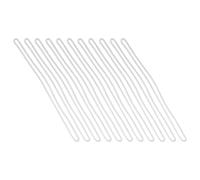 STAHAD Tour de Cou Porte Badge en Pvc Transparent Confortable à Porter, Lot de 200 Pièces pour Identification Lors de Voyages et Activités Extérieures