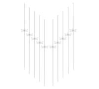 STAHAD Tuteurs Transparents pour Orchidées 40 Cm en Plastique Résistant aux Intempéries, Support pour Plantes Grimpantes, Kit 10 Bâtonnets Ø4 Mm 10 Clips Décoratifs pour Jardin Intérieur