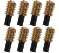 STAHAD Vis de Réparation Creuse pour Saxophone 8 Pièces en Laiton Tige de Colle 1.3X0.4X0.4Cm Accessoires Saxophone pour Atelier de Réparation