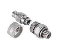 Stahlbus Bouchon de vidange d'huile M12 x 1,75 x 12 mm - Propre, facile, pas de changement d'huile - Comprend un bouchon de vidange d'huile, une rondelle, un bouchon, un connecteur, un tuyau en