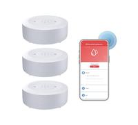 Stahlmann AquaPro Kit de détecteurs d'eau Wi-Fi avec notification d'application, alarme de fuite pour cuisine, salle de bain, packs, type de capteur :