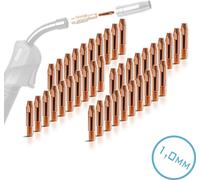 STAHLWERK 2 x buses de courant AK25 MB25 buses de contact M6x28 1,0 mm MIG MAG