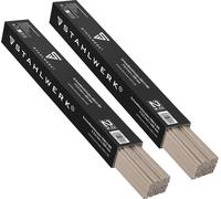 STAHLWERK 2 x électrodes en barre AWS E6013RR épaisses enrobées de rutile 2,5 x 350 mm 2 kg