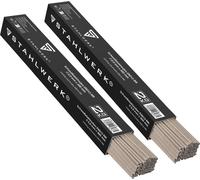 STAHLWERK 2 x électrodes en barre AWS E6013RR épaisses enrobées de rutile 2 mm x 300 mm 2 kg