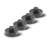 STAHLWERK 4 x entretoises boulons de serrage 44 x 15 mm empilables pour tables de soudure avec système de perforation D16