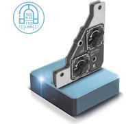 STAHLWERK Aimant de commutation double, Aimant de soudage flexible à 90 degrés avec force magnétique